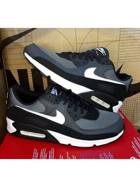 NEW Nike Air Max 90 Iron Grey Black White Anthracite CN8490-002 Size 15